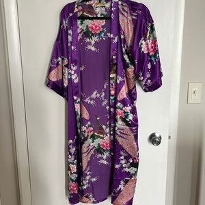Purple Kimono Robe